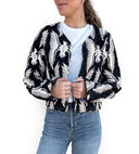 Chase Firebird Black Cropped Jacket