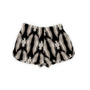 Chase Firebird Black Quilted Scallop Shorts *Web Exclusive*