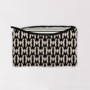 Chase Firebird Black Quilted Makeup Bag