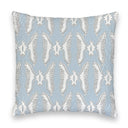 Chase Firebird Blue Quilted 20" Pillow