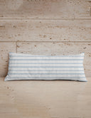 Chase Firebird Blue Quilted Oblong 14" x33" Pillow
