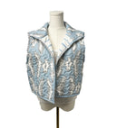 Chase Firebird Blue Quilted Cate Vest
