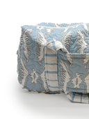 Chase Firebird Blue Quilted Weekender Duffle Bag