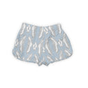 Chase Firebird Blue Quilted Scallop Shorts *Web Exclusive*
