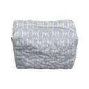 Chase Firebird Blue Quilted Makeup Bag