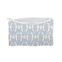 Chase Firebird Blue Quilted Makeup Bag