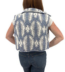 Chase Firebird Chambray Quilted Cate Vest