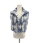 Chase Firebird Chambray Quilted Cate Vest