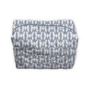 Chase Firebird Chambray Quilted Makeup Bag
