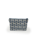 Chase Firebird Chambray Quilted Makeup Bag