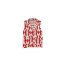 Chase Firebird Red / Linen Quilted Ruby Vest