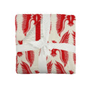 Chase Firebird Red / Linen Baby Blanket