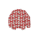 Chase Firebird Red / Linen Quilted Bomber Jacket *Web Exclusive*