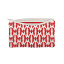 Chase Firebird Red / Linen Quilted Makeup Bag