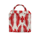 Chase Firebird Red / Linen Quilted Handbag
