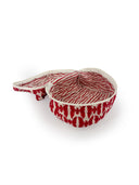 Chase Firebird Red/Linen Quilted Travel Case