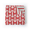 Chase Firebird Red/Linen Quilt