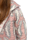 Chase Firebird Rose Quilted Snap Jacket