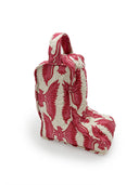 Chase Firebird Sand Fushia Quilted Boot Bag