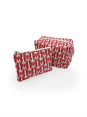 Chase Firebird Sand Fushia Makeup Bag