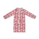 Chase Firebird Sand Fushia Quilted Duster