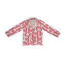 Chase Firebird Sand Fushia Quilted Snap Jacket