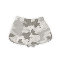 Cheyenne Camo Grey Quilted Scallop Shorts *Web Exclusive*