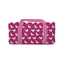 Chicken Icon Berry Quilted Weekender Duffle Bag