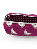 Chicken Icon Berry Quilted Hot Tools Bag