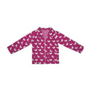 Chicken Icon Berry Quilted Jacket