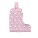 Chicken Icon Blossom Quilted Boot Bag