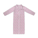 Chicken Icon Blossom Quilted Maxi Coat *Web Exclusive*