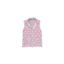 Chicken Icon Blossom Quilted Ruby Vest