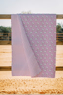 Chicken Icon Blossom Quilt