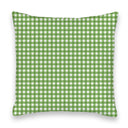 Chicken Icon Green Quilted 20" Pillow