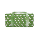 Chicken Icon Green Quilted Weekender Duffle Bag