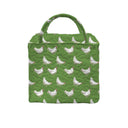 Chicken Icon Green Quilted Handbag