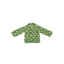 Chicken Icon Green Youth Quilted Snap Jacket