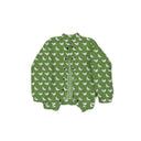 Chicken Icon Green Quilted Bomber Jacket *Web Exclusive*