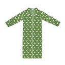 Chicken Icon Green Quilted Maxi Coat *Web Exclusive*