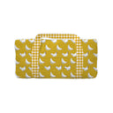 Chicken Icon Mustard Quilted Weekender Duffle Bag