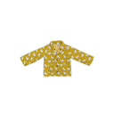 Chicken Icon Mustard Youth Quilted Snap Jacket