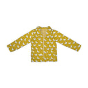 Chicken Icon Mustard Quilted Jacket