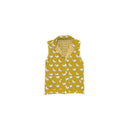 Chicken Icon Mustard Quilted Ruby Vest