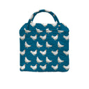 Chicken Icon Peacock Quilted Handbag