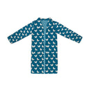 Chicken Icon Peacock Quilted Duster