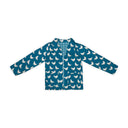 Chicken Icon Peacock Quilted Jacket