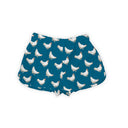 Chicken Icon Peacock Quilted Scallop Shorts *Web Exclusive*