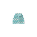 Chicken Icon Turquoise Quilted Cate Vest