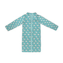 Chicken Icon Turquoise Quilted Duster